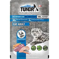 Tundra Pute Grain Free Turkey,Duck and Salmon - Пауч за възрастни котки със сьомга,патица и пуйка  0.85грама