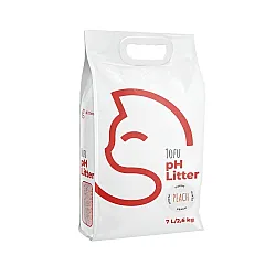 Kitties Tofu Cat Litter - Соева постелка за котешка тоалетна - Праскова - 7 л